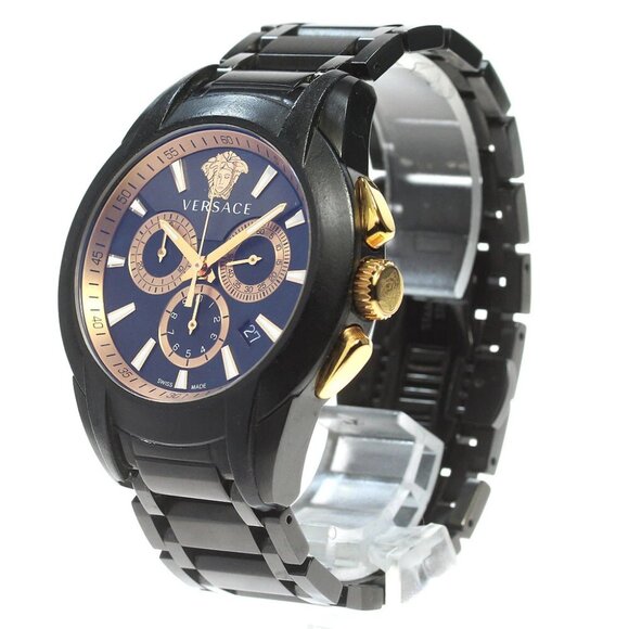 VERSACE character M8C Chronograph black Dial Quartz Men's Watch - Picture 2 of 6
